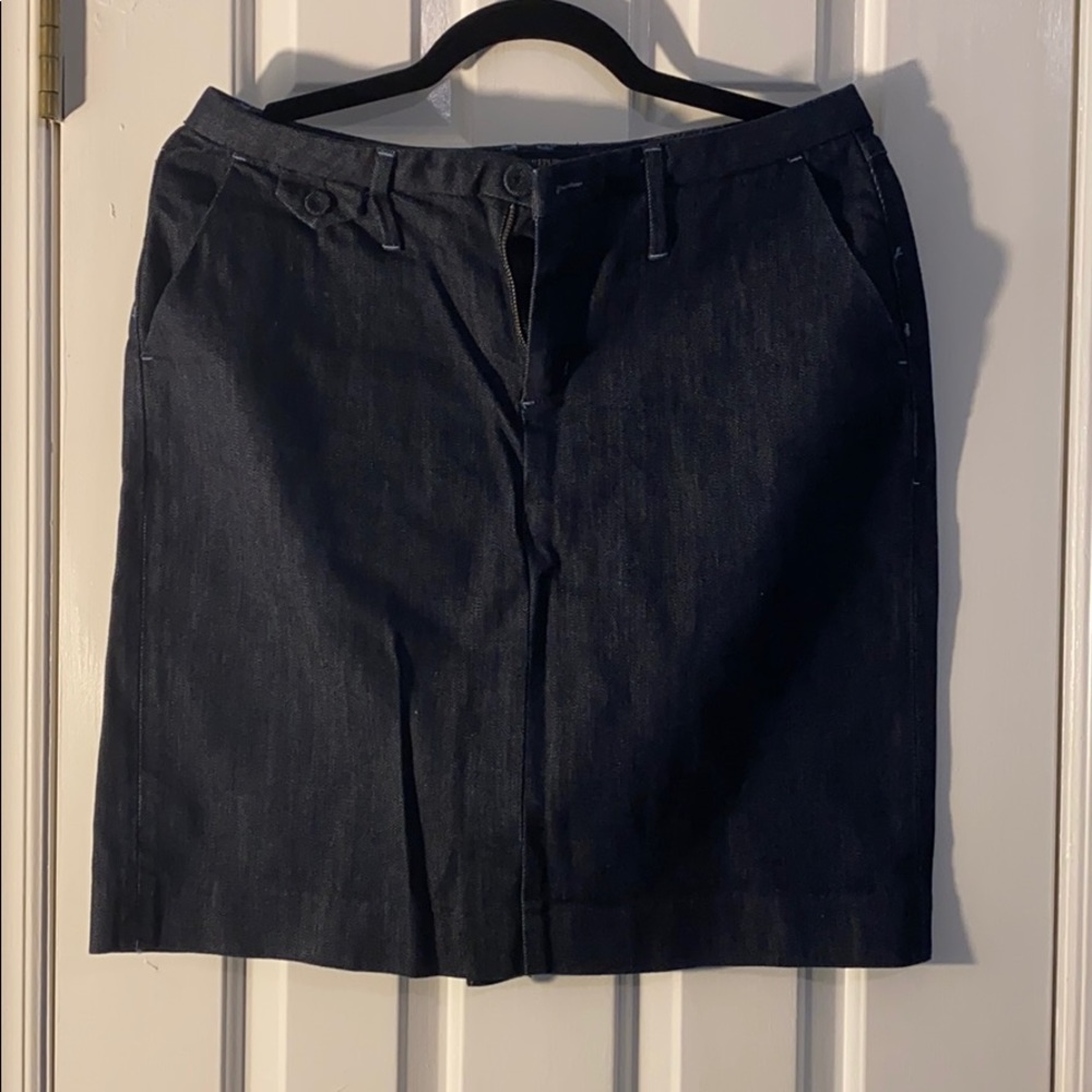 Banana Republic Dark Jean skirt